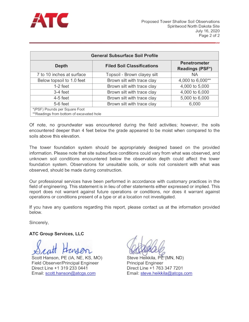 Geotechnical Report